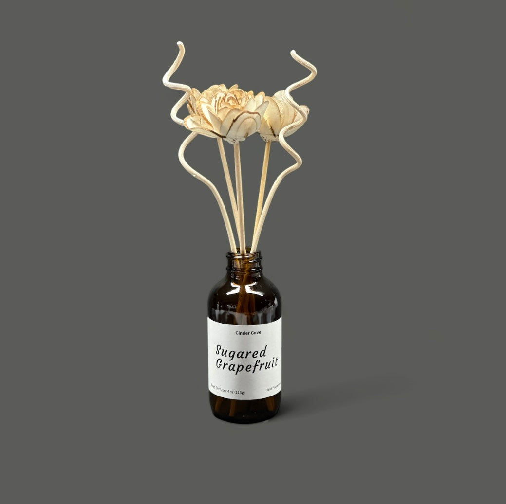Sugared Grapefruit Flower Reed Diffuser