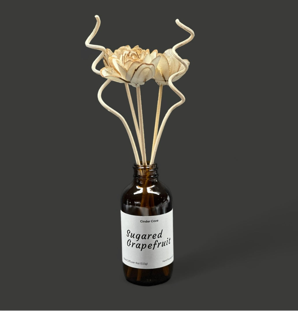 Sugared Grapefruit Flower Reed Diffuser