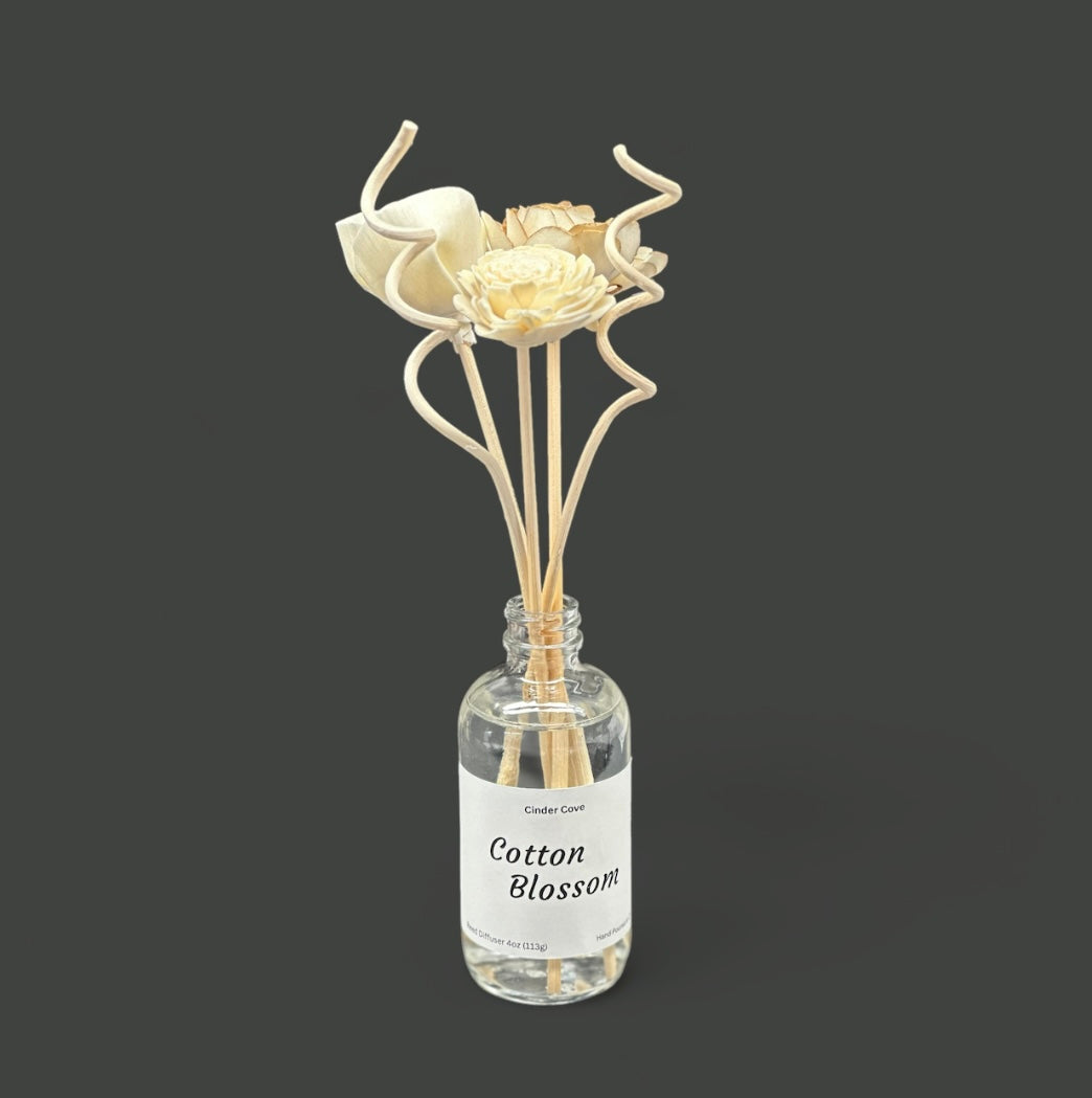 Cotton Blossom Flower Reed Diffuser