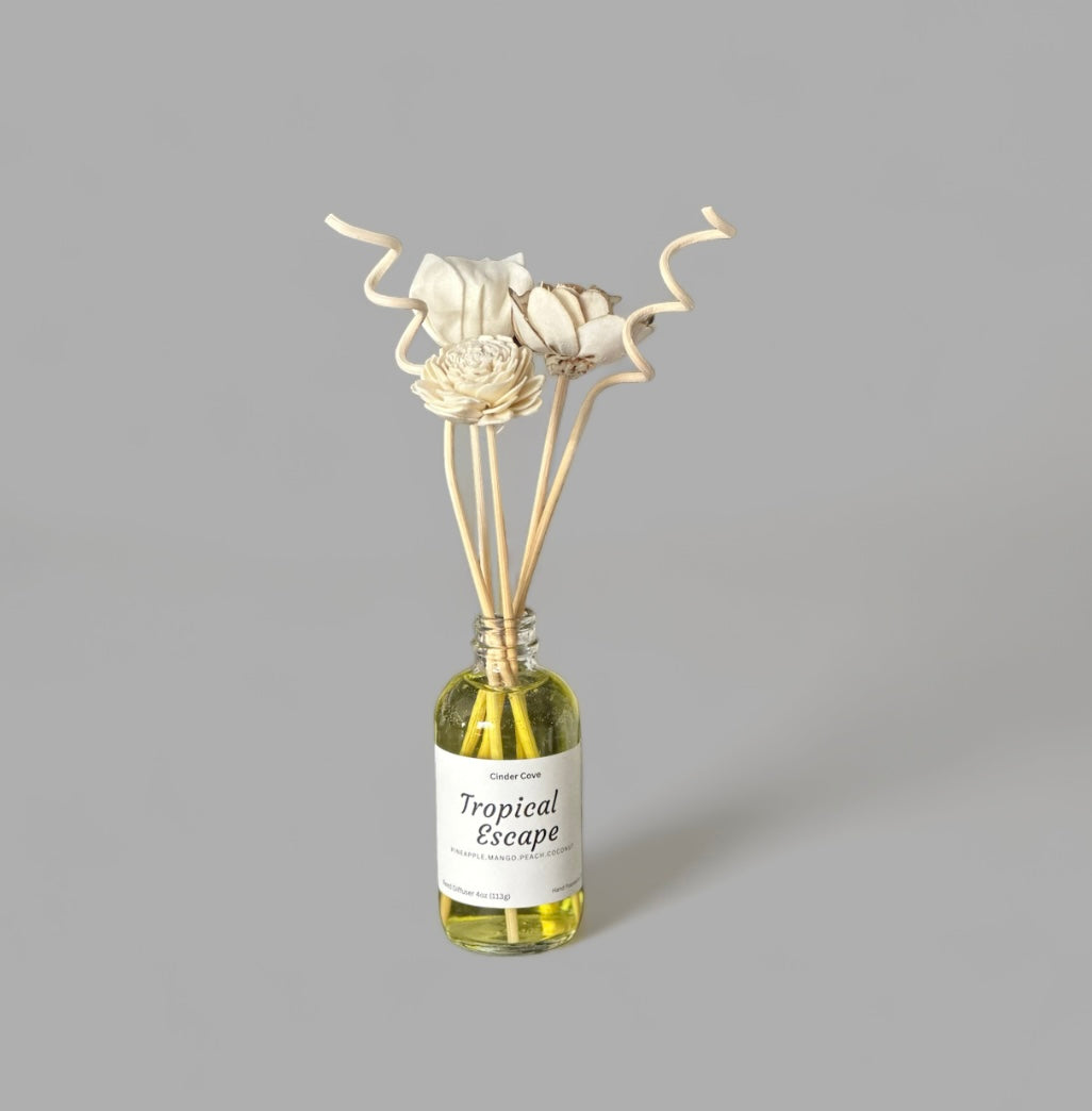 Tropical Escape Flower Reed Diffuser
