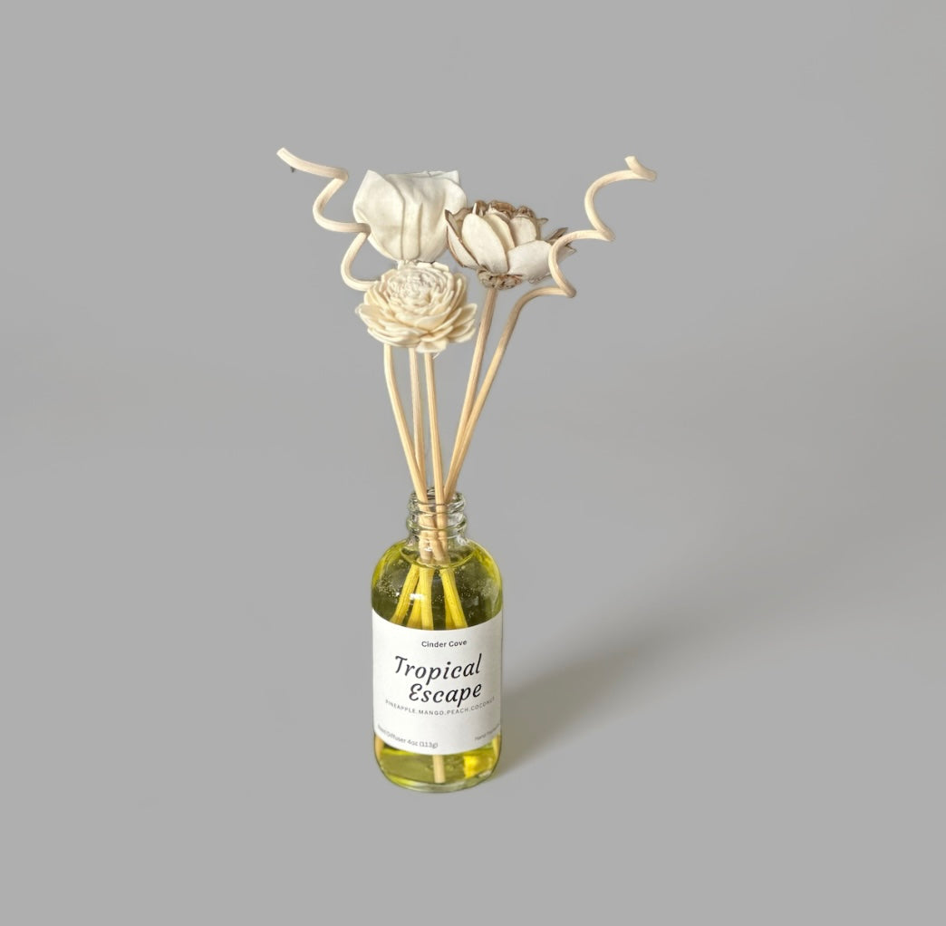 Tropical Escape Flower Reed Diffuser