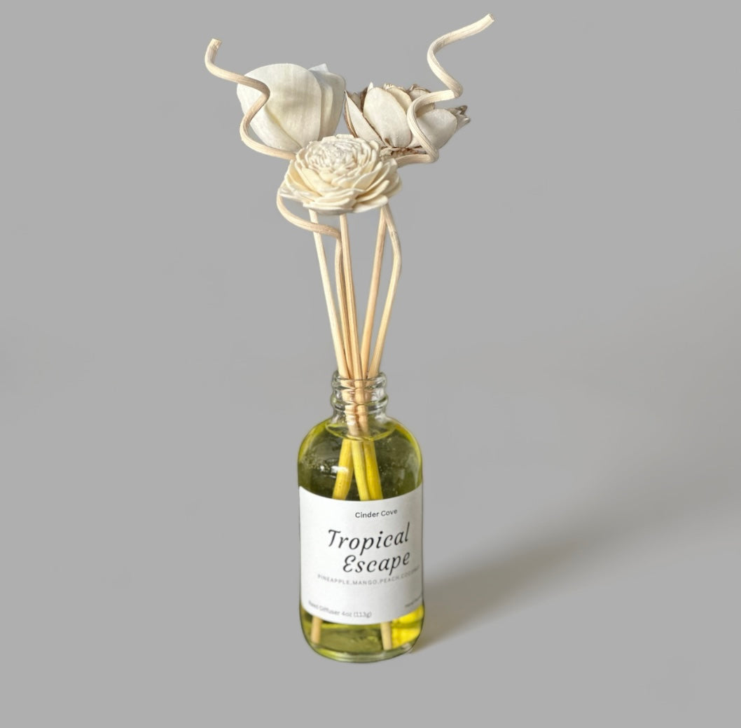 Tropical Escape Flower Reed Diffuser