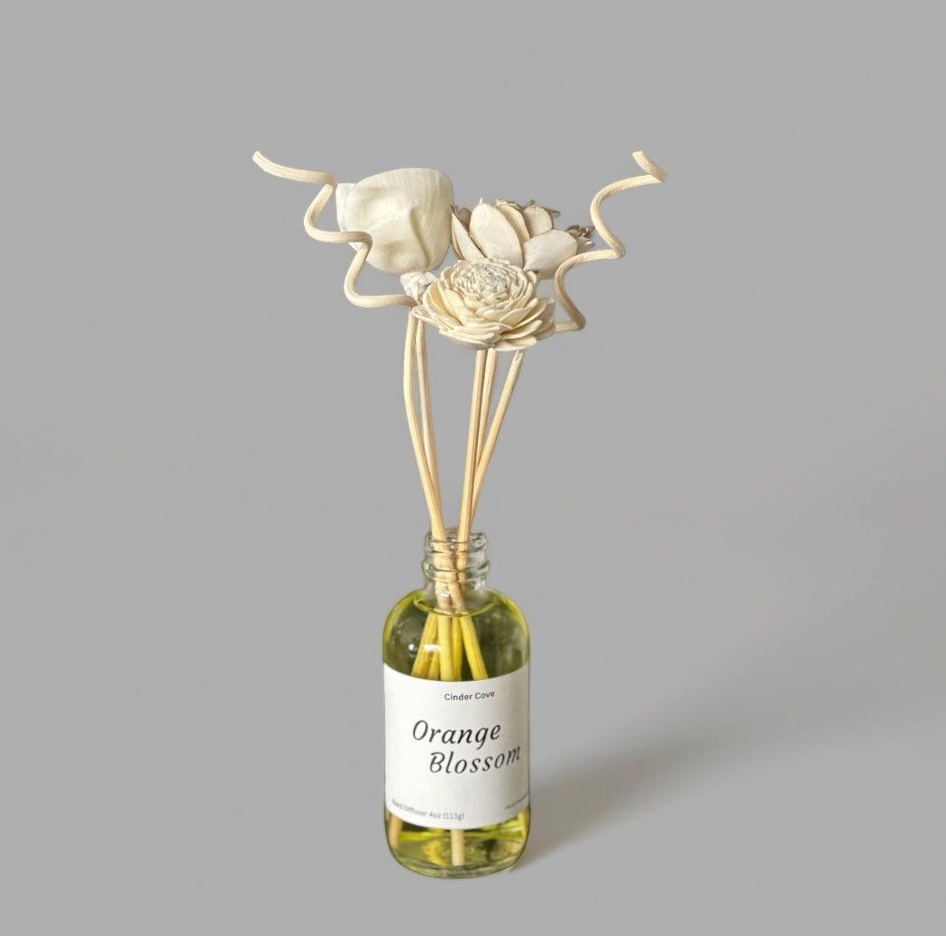 Orange Blossom Flower Reed Diffuser
