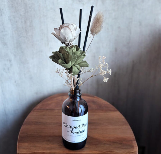 Whipped Pear + Praline Flower Reed Diffuser