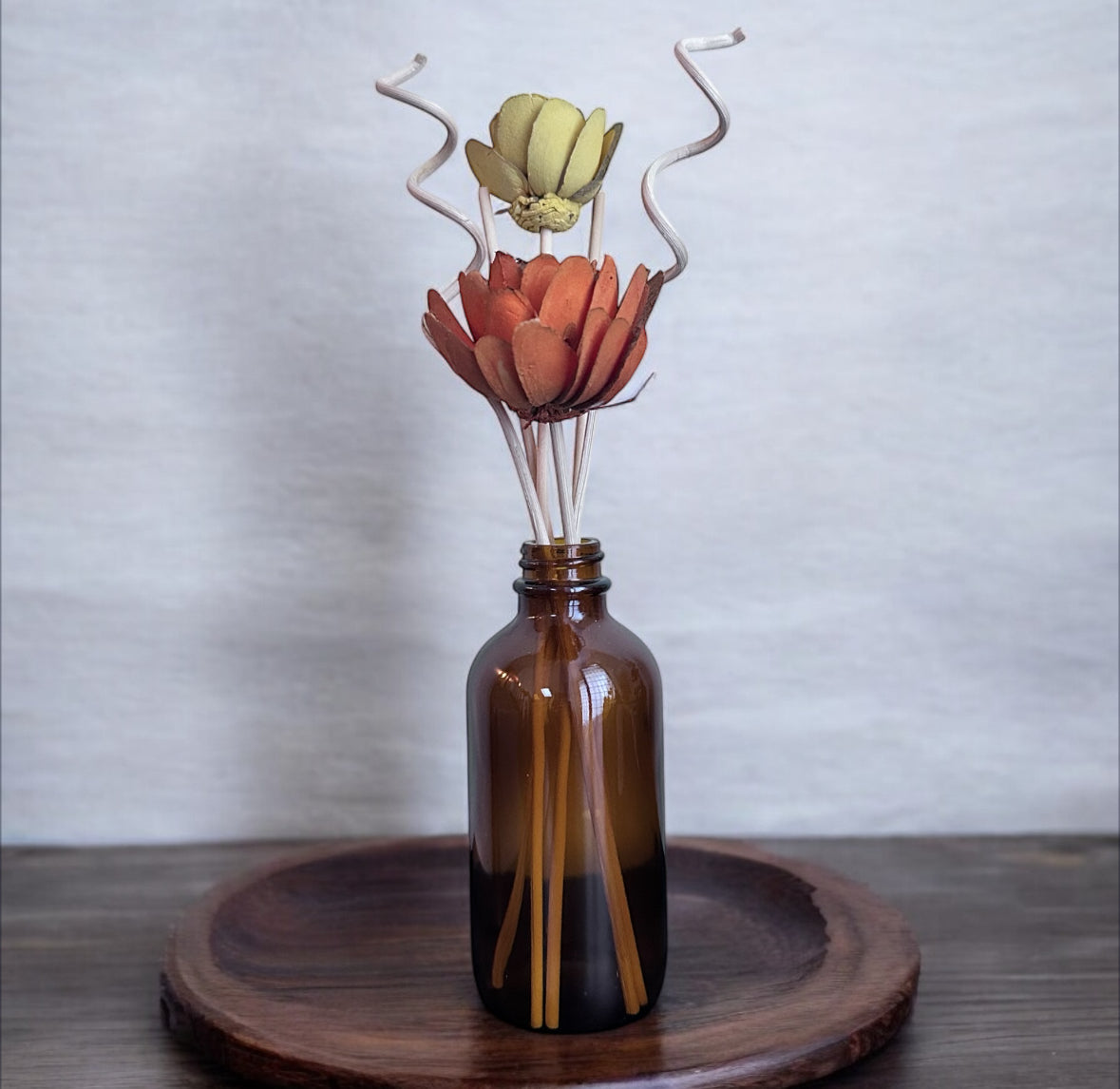 Orchard Walk Flower Reed Diffuser (Orange and Yellow)
