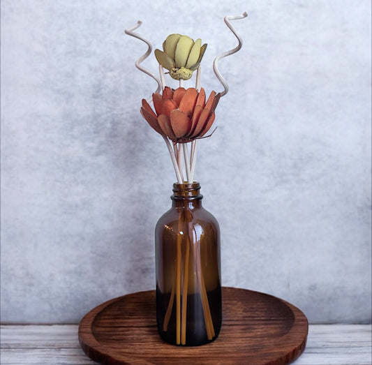 Orchard Walk Flower Reed Diffuser (Orange and Yellow)