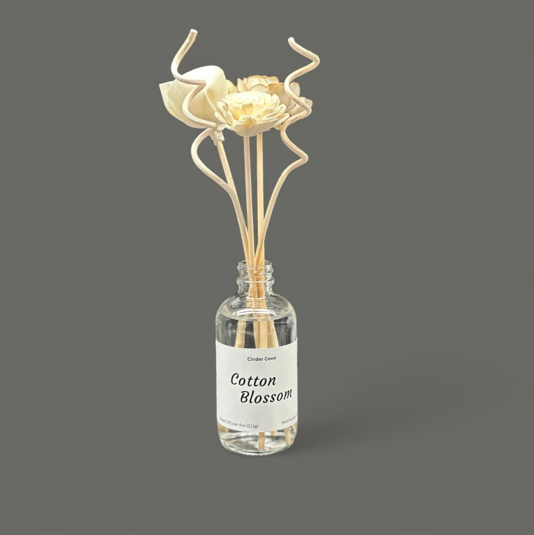 Cotton Blossom Flower Reed Diffuser