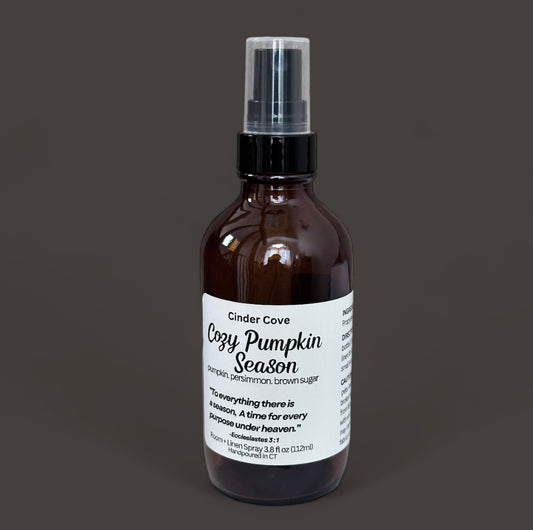 Cozy Pumpkin Season Room + Linen spray