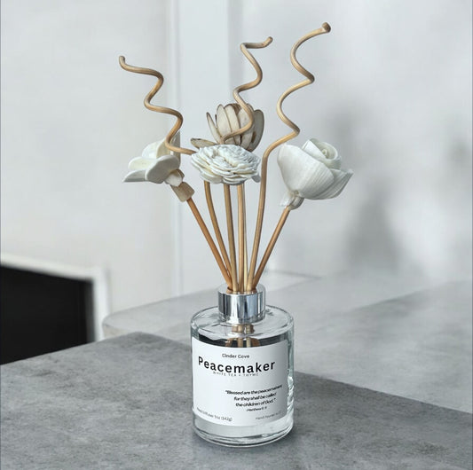Peacemaker Reed Diffuser With Flowers