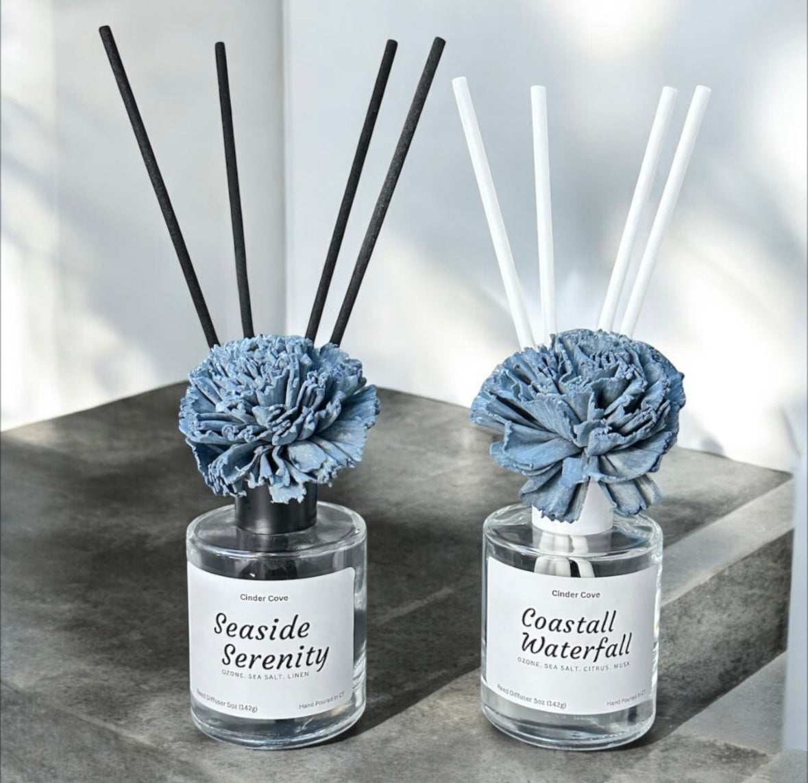 Coastal Ozonic Flower Reed Diffuser