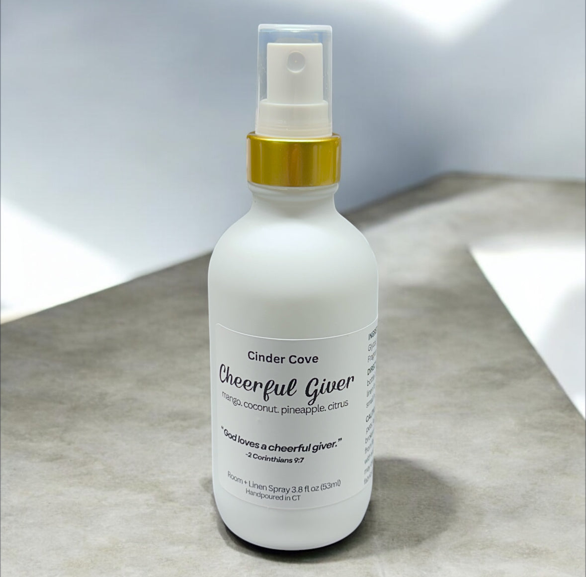 Cheerful Giver Room + Linen Spray