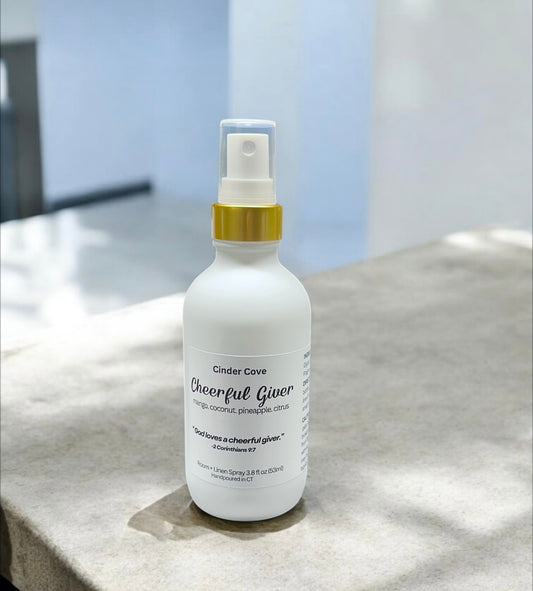 Cheerful Giver Room + Linen Spray