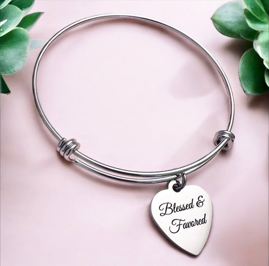 Blessed and Favored Bangle/Bracelet